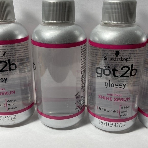4 got 2 b Glossy Shine Serum DISCONTINUED 4.2oz Anti Frizz Schwarzkopf - Picture 5 of 12